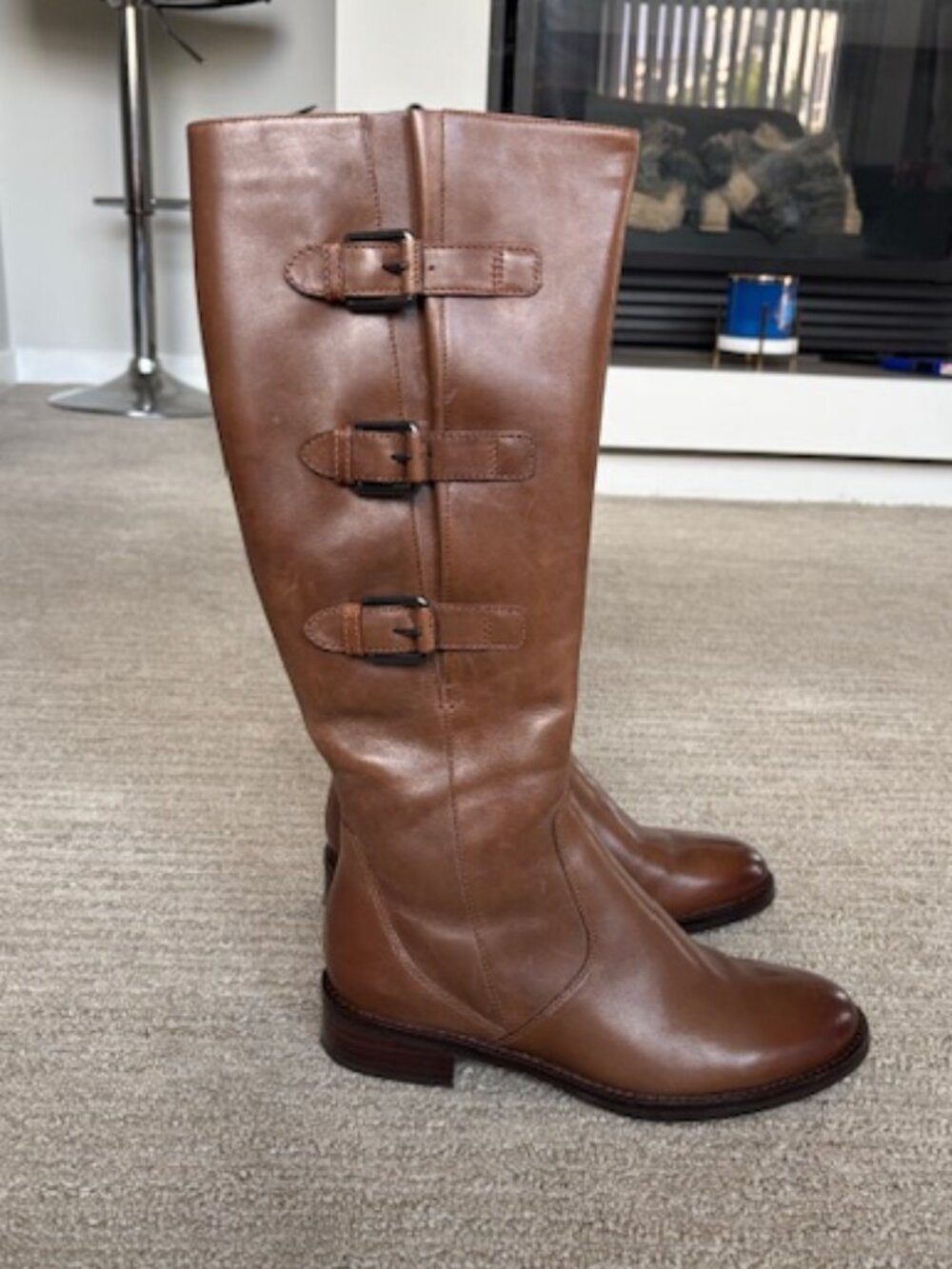Ecco Women's Hobart Tall Boots in Perfect Condition